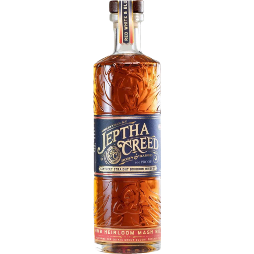 Jeptha Creed RWB Red White and Blue Heirloom Mash Bill Bottled in Bond Kentucky Straight Bourbon Whiskey