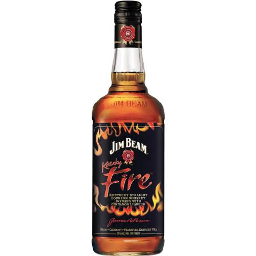 Jim Beam Kentucky Fire Infused With Cinnamon Straight Bourbon Whiskey