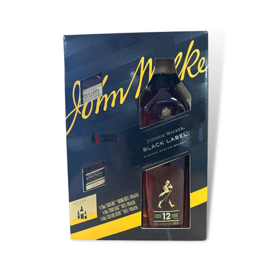 Johnnie Walker Black Label Gift Set With 3 50mls