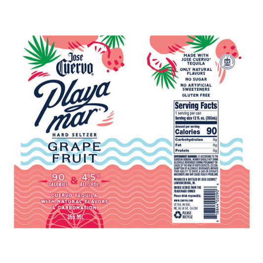 Jose Cuervo Hard Seltzer Grapefruit 750ml