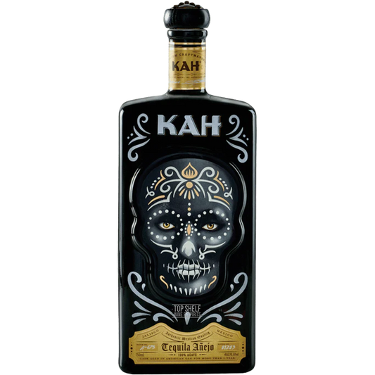 Kah AÃ±ejo Black Ceramic Tequila