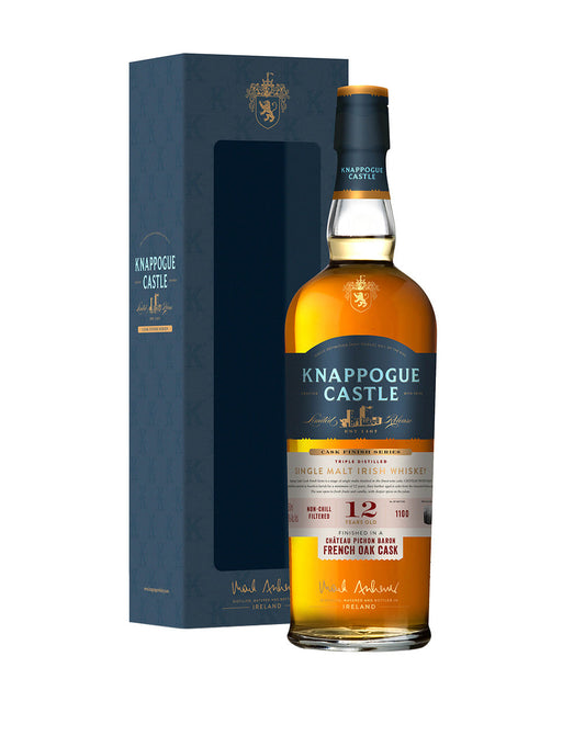 KNAPPOGUE CASTLE FRENCH OAK CASK IRISH WHISKEY 750 ML