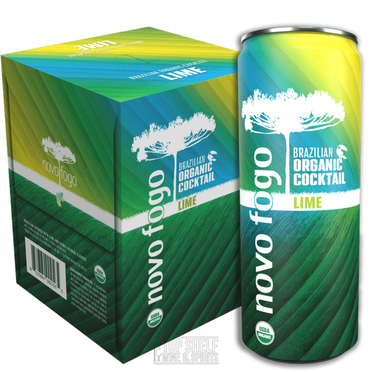 Novo Fogo Sparkling Caipirinha Original Lime Cocktail (4 Pack)