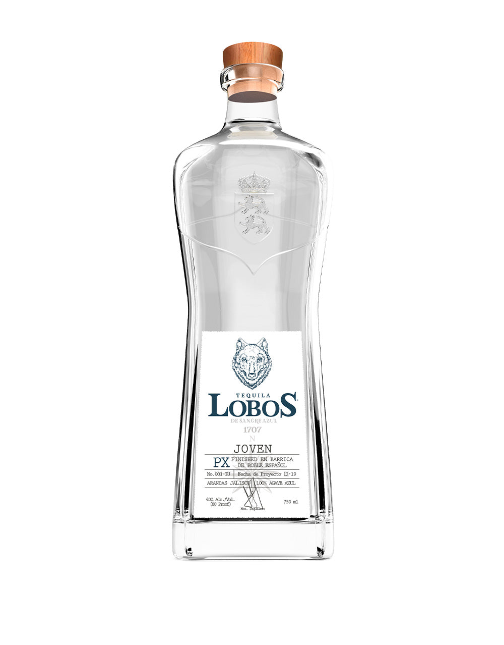LOBOS 1707 TEQUILA, JOVEN 750 ML