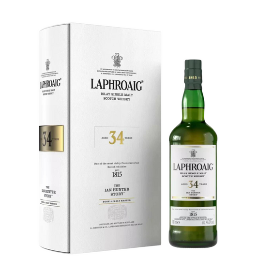 Laphroaig 34 Year Old The Ian Hunter Story Book 4