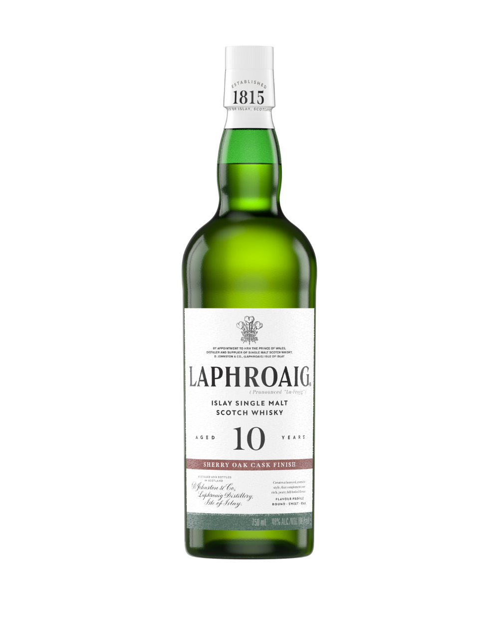 LAPHROAIG 10 YEAR OLD SHERRY OAK SCOTCH WHISKY 750 ML