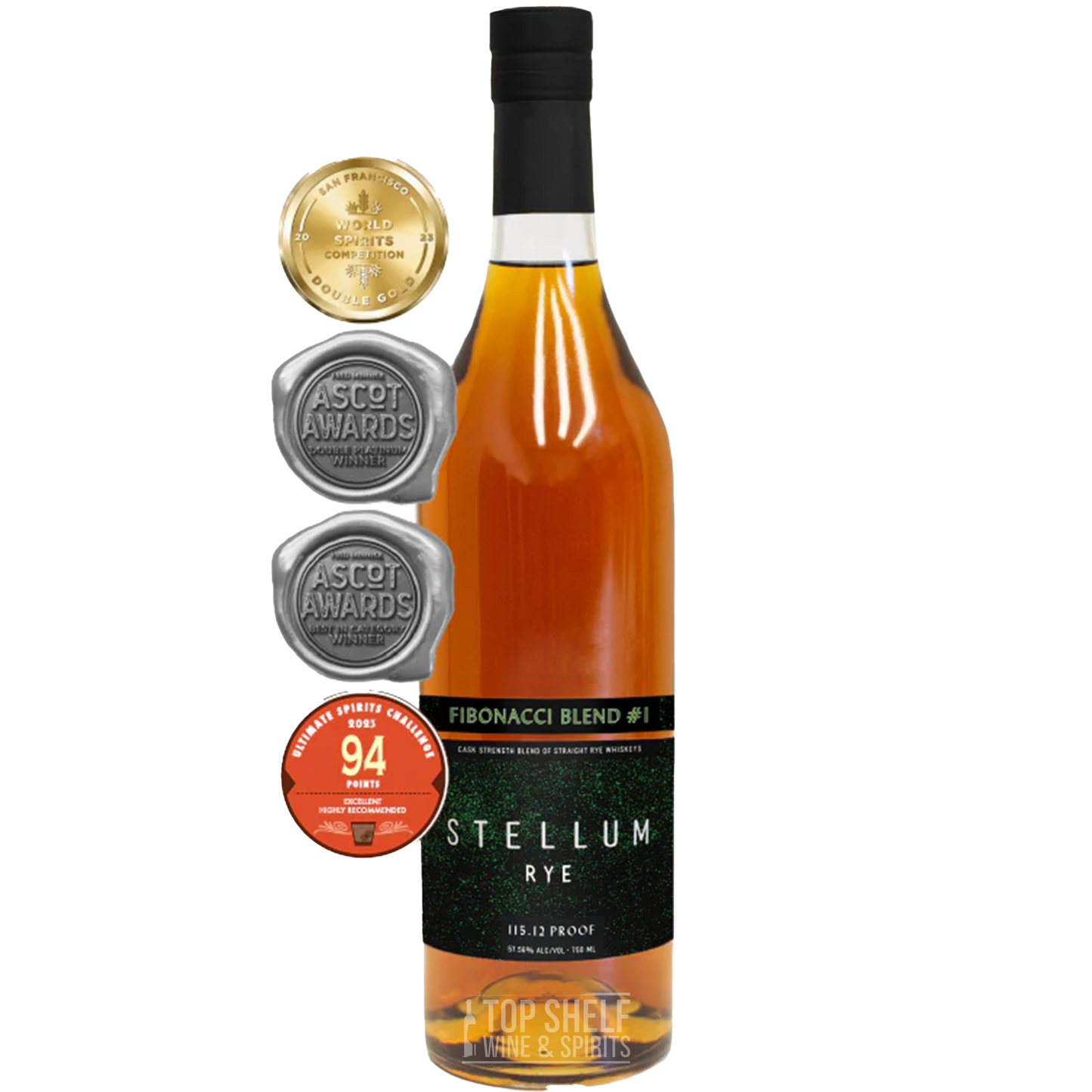 Stellum Fibonacci Blend #1 Cask Strength Blend Straight Rye