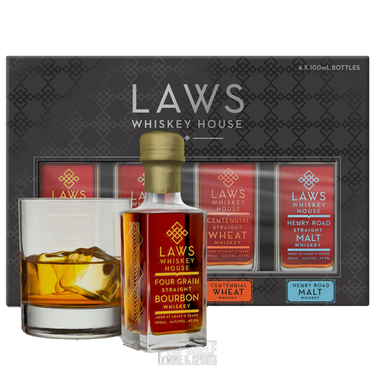 Laws Whiskey House Set (4 Pack) 100ml