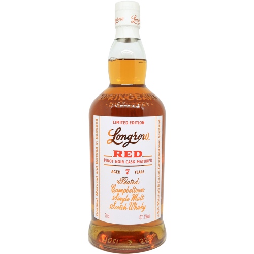 Longrow 'Red' Limited Edition Pinot Noir Casks Peated 7 Year Old Single Malt Scotch Whisky