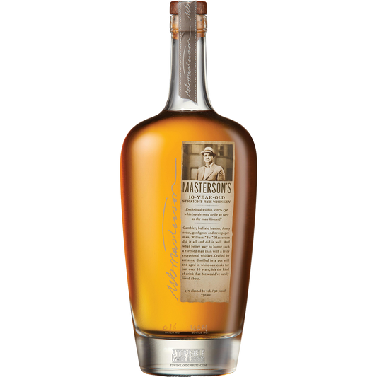 Masterson's 10 Year Straight Rye Whiskey