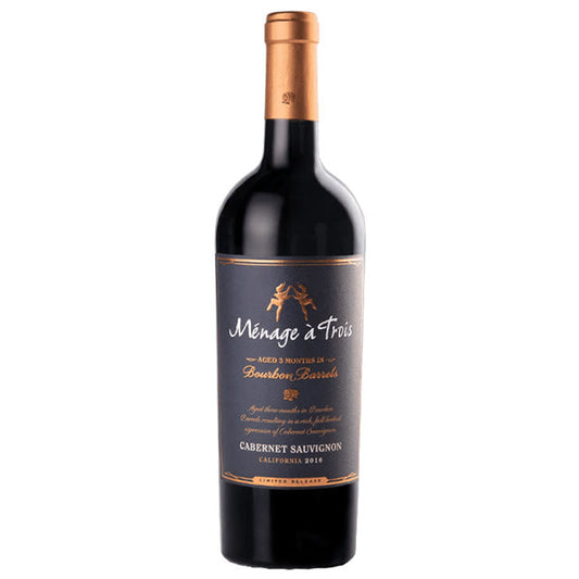 Menage A Trois Bourbon Barrel Cabernet Sauvignon 750ml