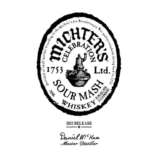 Michterâ€™s Celebration Sour Mash 2022 Release 750ml