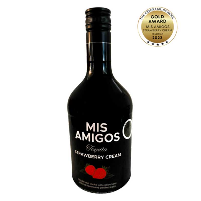 Mis Amigos Strawberry Cream Tequila 700ml
