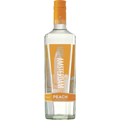 New Amsterdam Peach Flavoured Vodka (50mL)