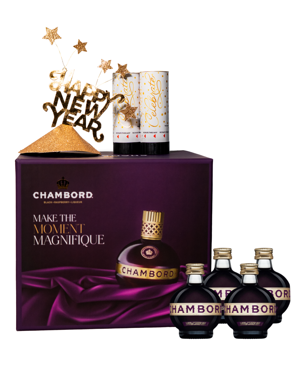 CHAMBORD LIQUEUR’S NEW YEAR’S EVE NIGHT OUT KIT 50 ML