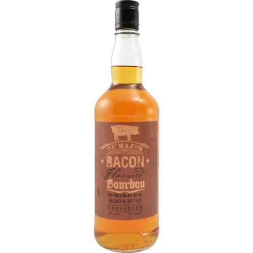 Ol' Major Bacon Flavored Bourbon Whiskey