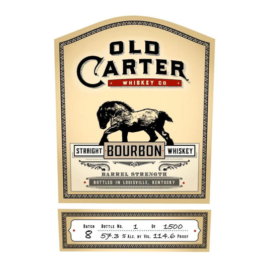 Old Carter Barrel Strength Batch 8 750ml