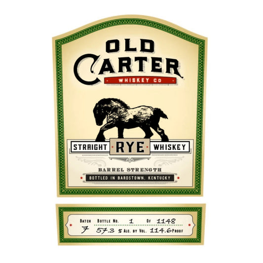 Old Carter Rye Batch 7 750ml