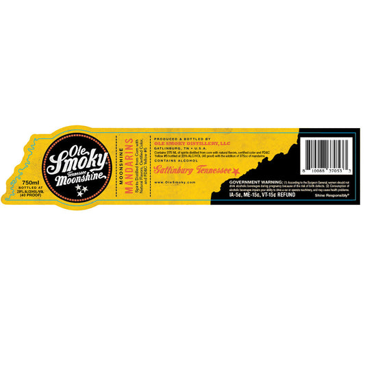 Ole Smoky Moonshine Mandarins 750ml