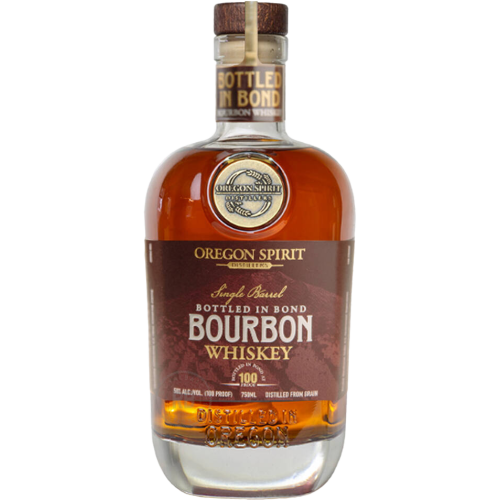 Oregon Spirit Bottled in Bond Single Barrel Bourbon Whiskey