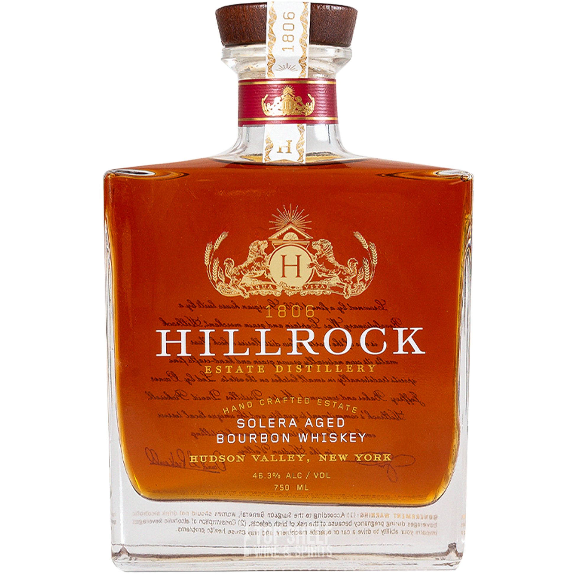 Hillrock Solera Pinot Noir Aged Bourbon Whiskey