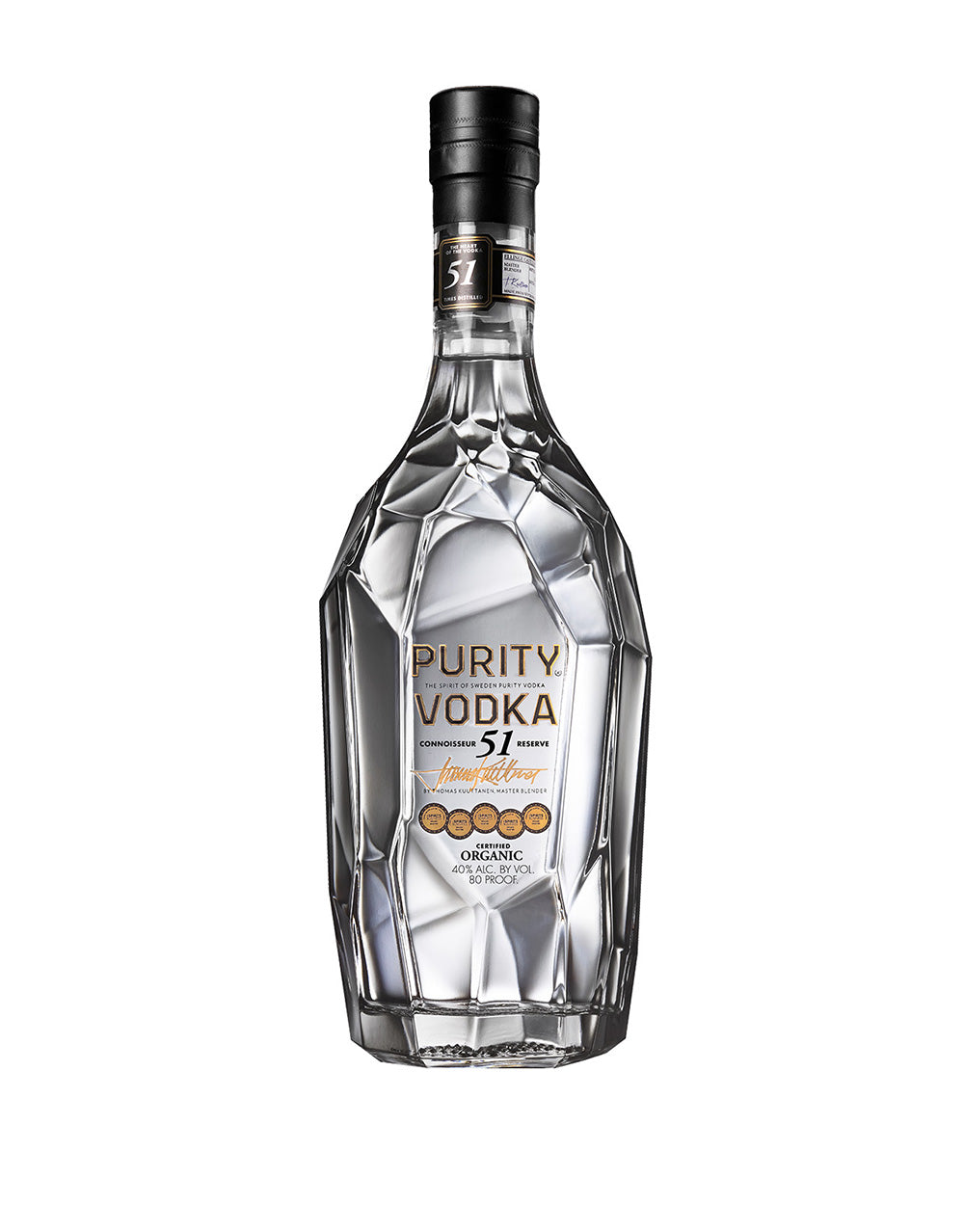 PURITY ORGANIC VODKA CONNOISSEUR 51 RESERVE 750 ML