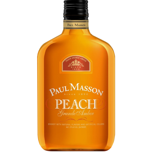 Paul Masson Peach Grande Amber Brandy (375mL)