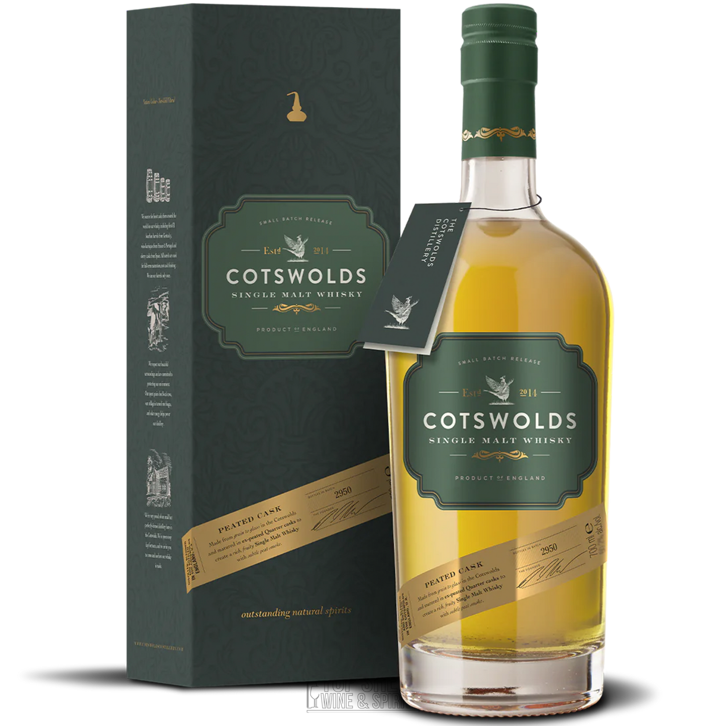 Cotswolds Peated Cask Single Malt (Batch 1600)