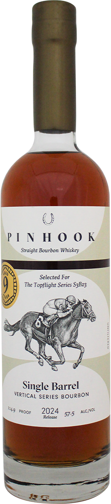 PINHOOK TRUE 9 YEAR OLD SINGLE BARREL BOURBON S3B23 750 ML