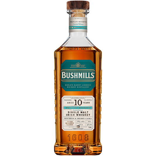 Bushmills Plum Brandy Cask 10 Year Private Reserve Whiskey