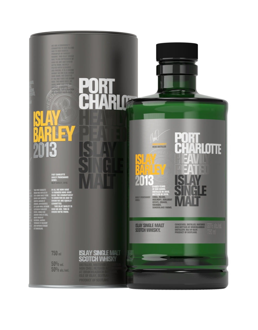 BRUICHLADDICHÂ® PORT CHARLOTTE ISLAY BARLEY 2013 SINGLE MALT WHISKEY 750 ML