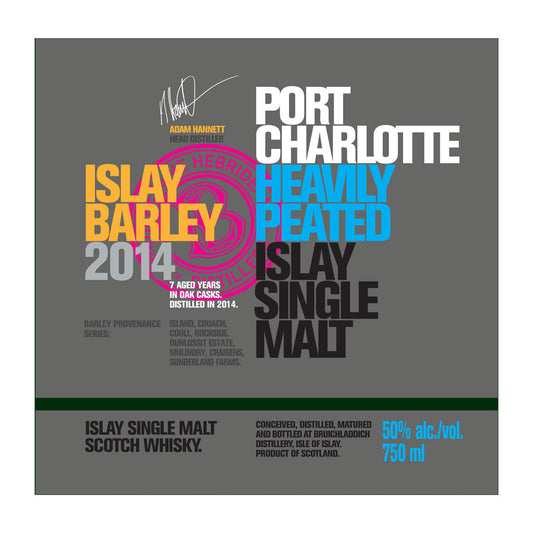 Port Charlotte Heavily Peated Islay Barley 2014 750ml