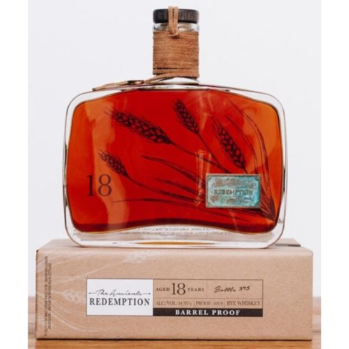 Redemption 18 Year Rye Barrel Proof 750ml