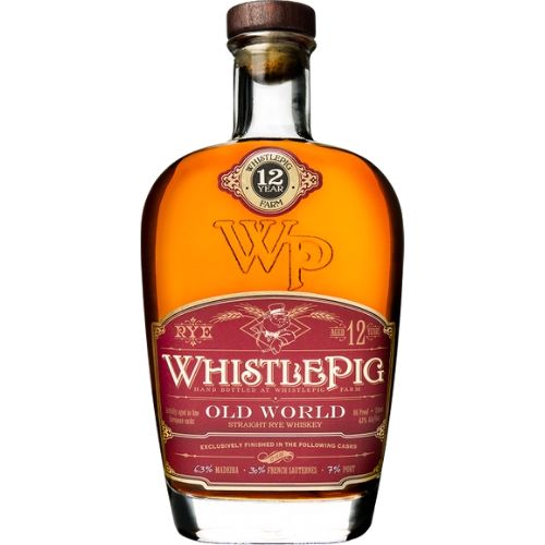 WhistlePig Straight Rye Aged 12 Years Old World 750ml