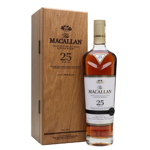 The Macallan 25 Year Old Sherry Oak Single Malt Scotch Whisky 2023 Release 750ml