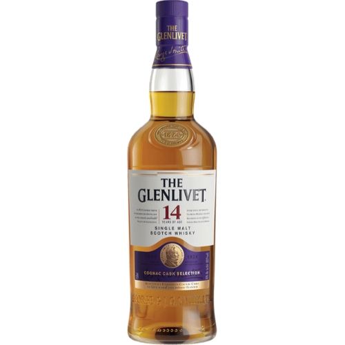 The Glenlivet Single Malt Scotch Whisky 14 yr Cognac Cask Selection