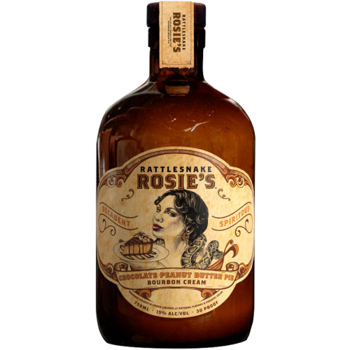 Rattlesnake Rosie's Chocolate Peanut Butter Pie Bourbon Cream Whiskey