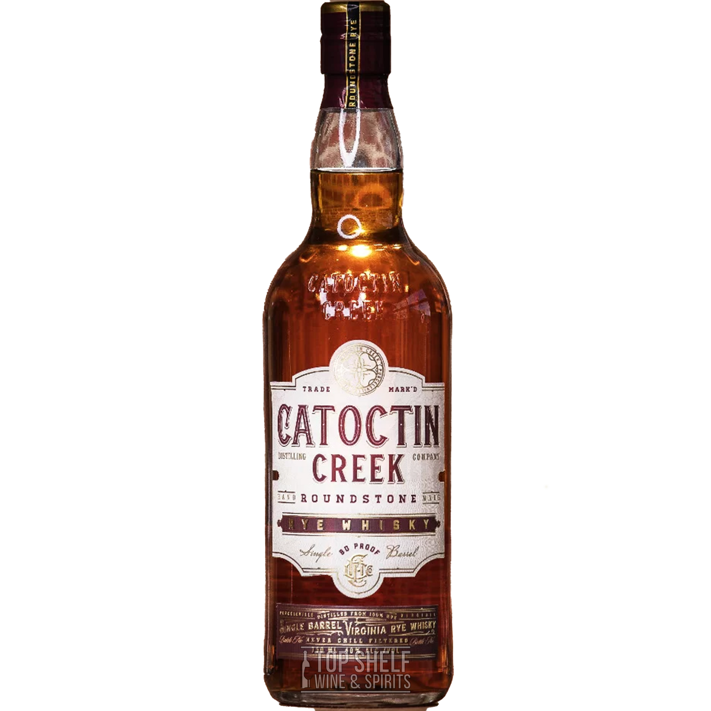 Catoctin Creek Roundstone Rye Single Barrel Small Batch (red)