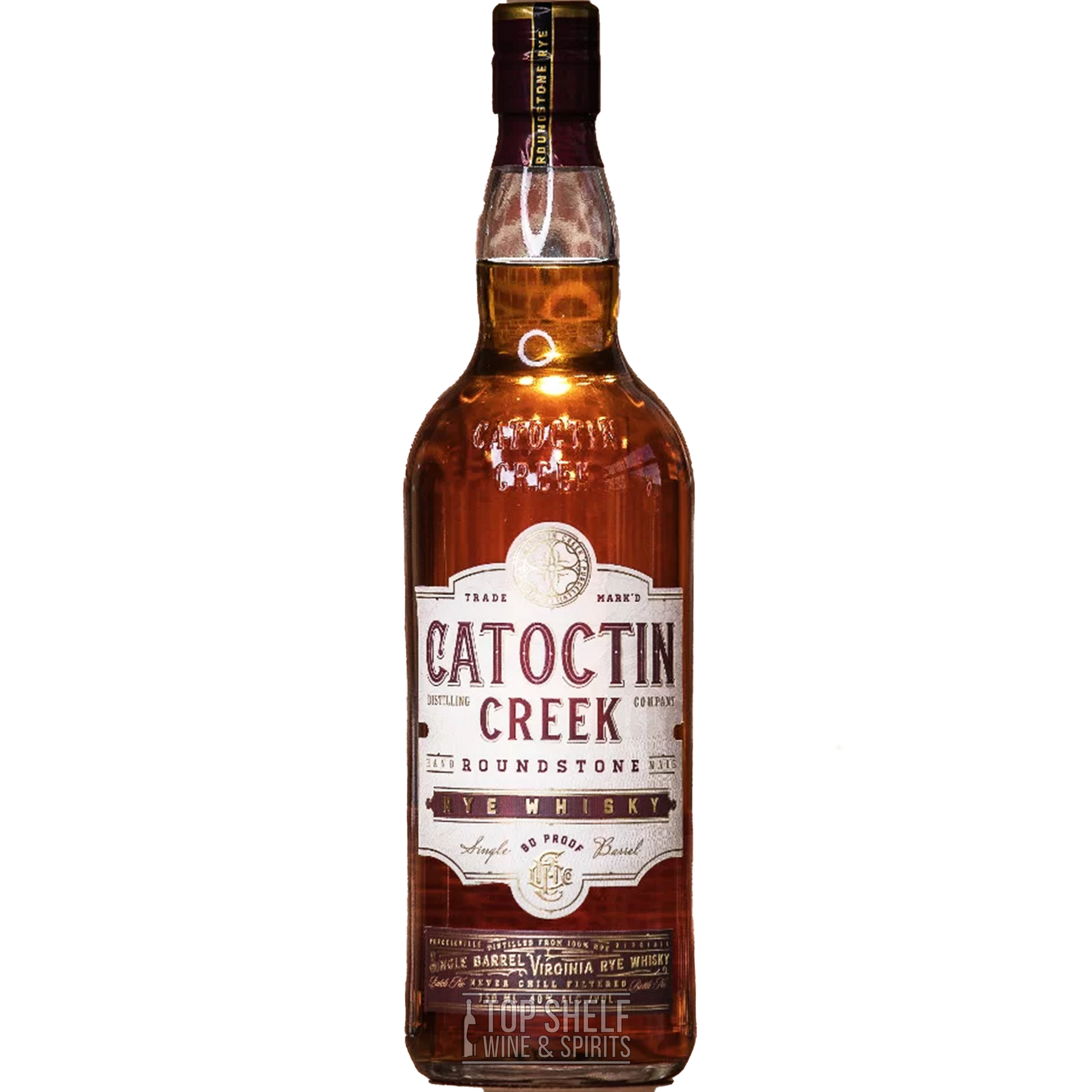 Catoctin Creek Roundstone Rye Single Barrel Small Batch (red)