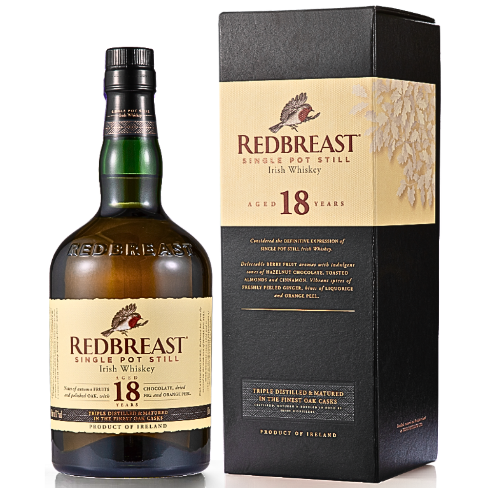 Redbreast 18 Year Single Pot Still Irish Whiskey