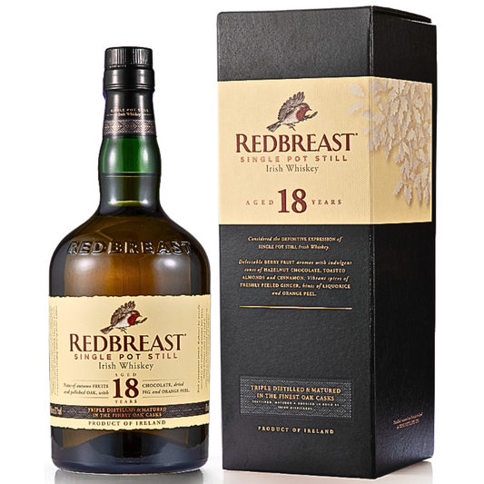 Redbreast 18 Year Single Pot Still Irish Whiskey