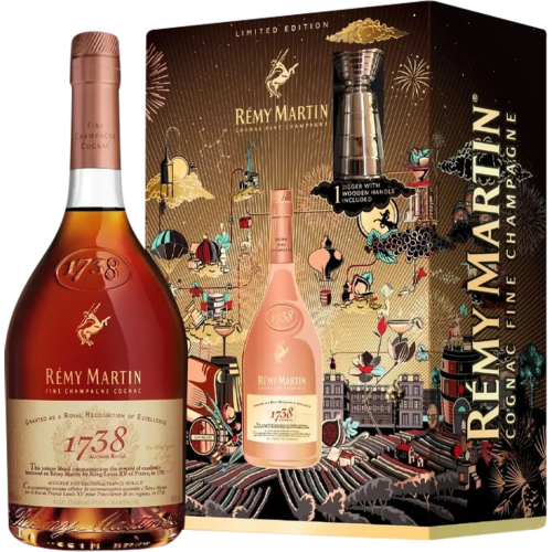 Remy Martin 1738 Accord Royal Fine Champagne Cognac with Jigger