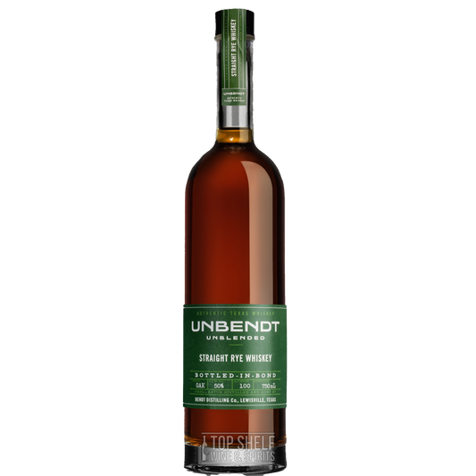 Unbendt Unblended Straight Rye Whiskey