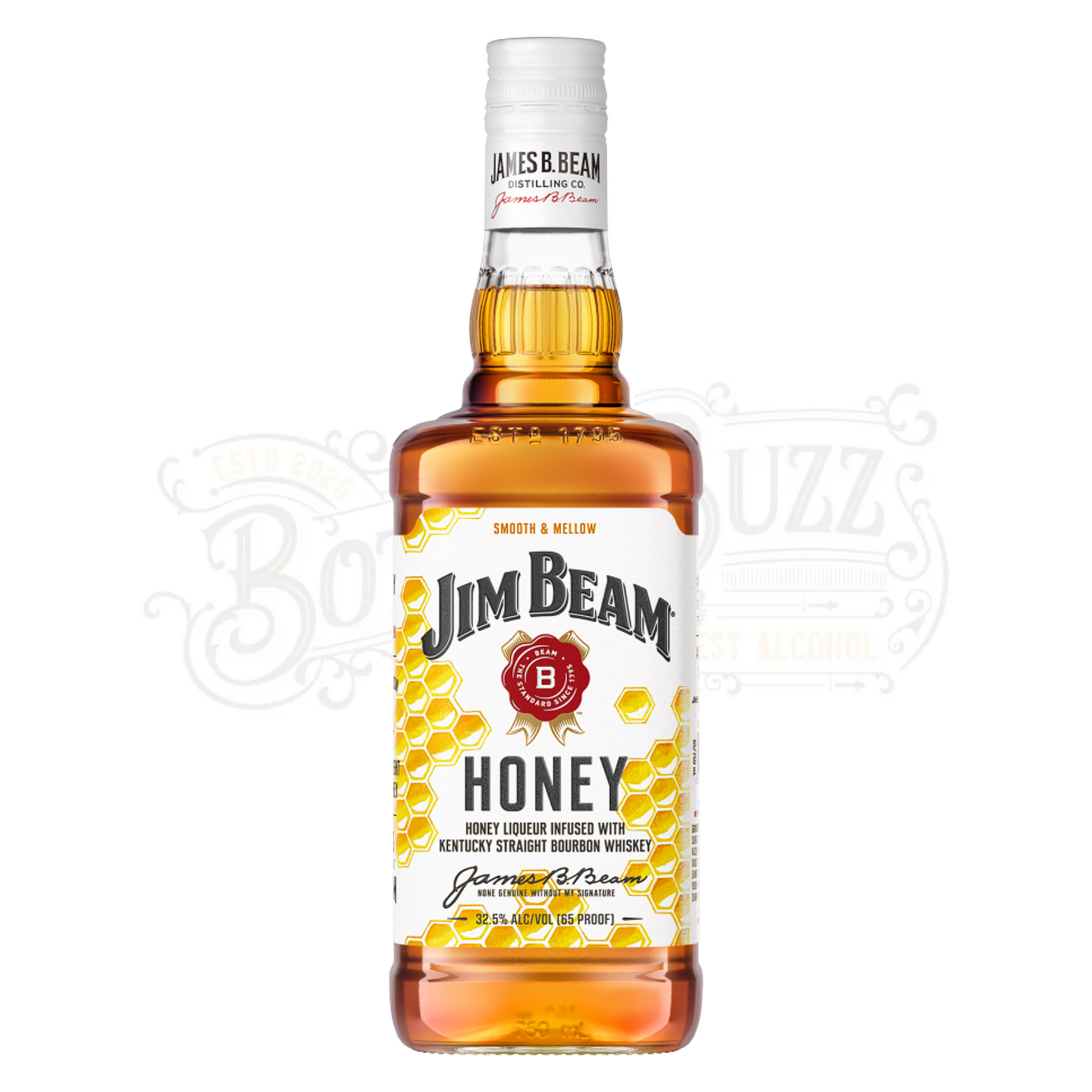 Jim Beam Honey Flavored Whiskey 1.75 L