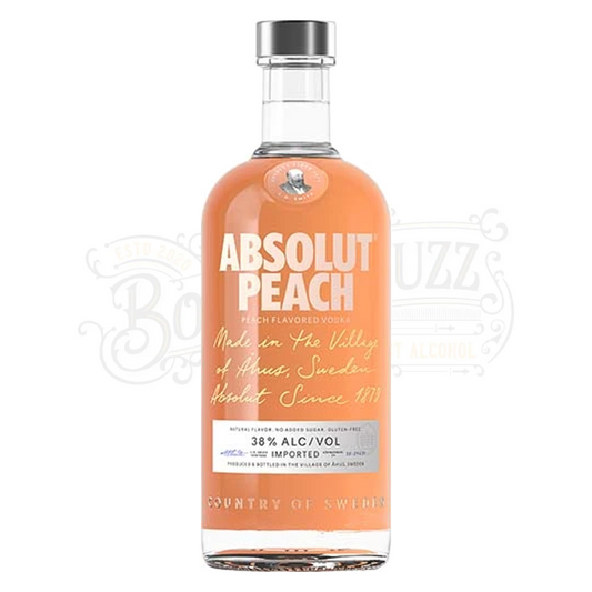 Absolut Peach Flavored Vodka 1 L