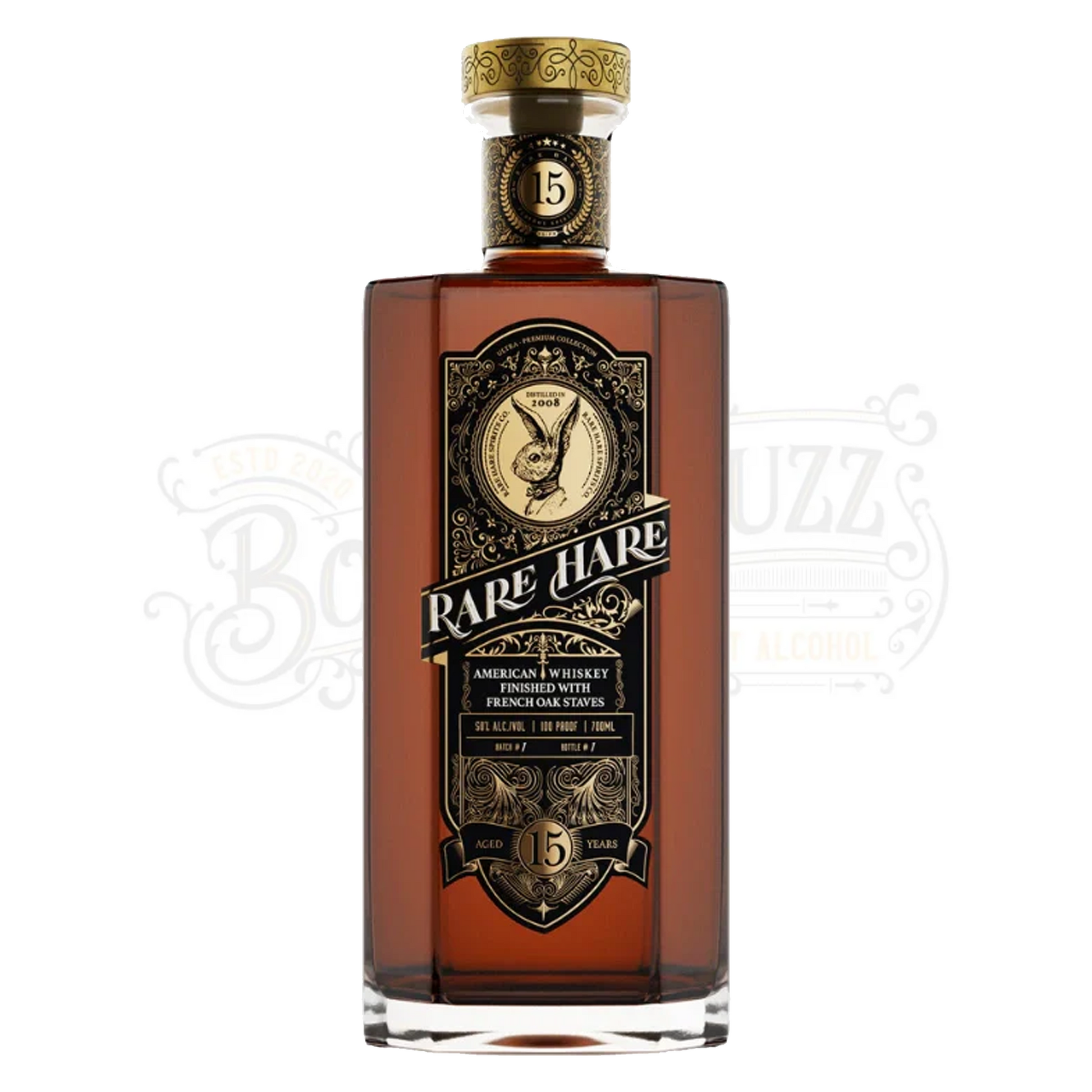 Rare Hare American Whiskey Finished With French Oak Staves 15 Yr 700 ml