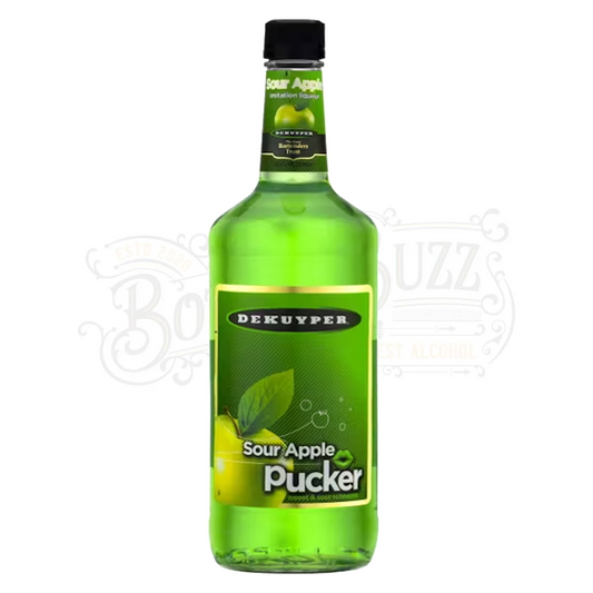 Dekuyper Sour Apple Schnapps Pucker 1.75 L