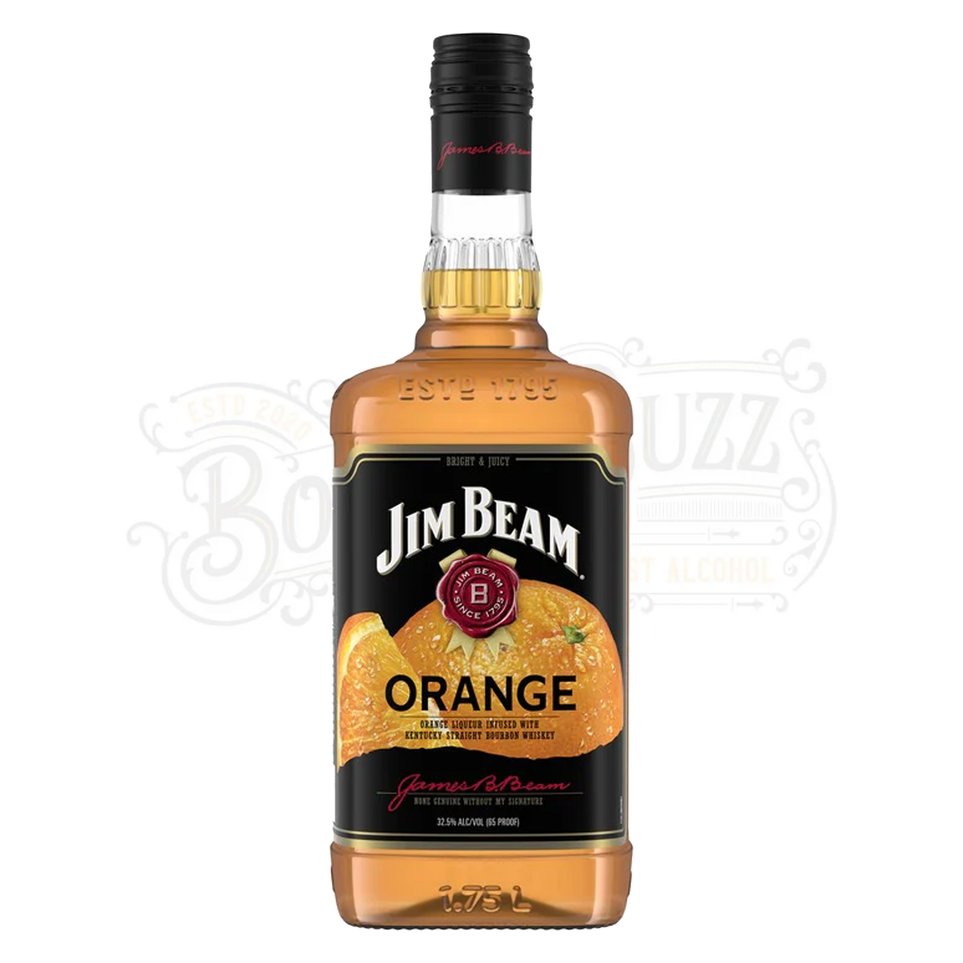 Jim Beam Orange Infused Straight Bourbon 1.75 L