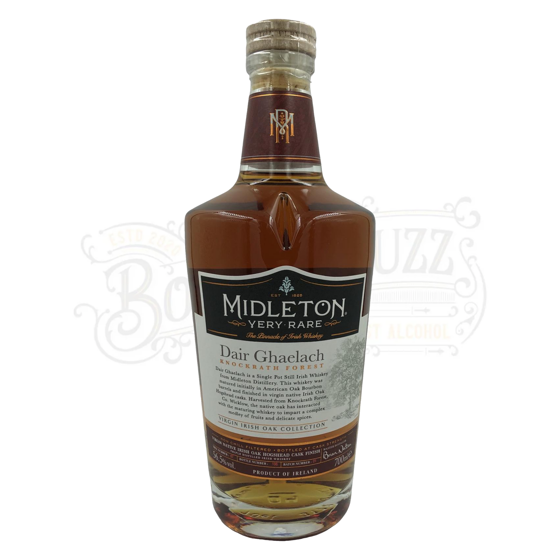 Midleton Single Pot Still Irish Whiskey Very Rare Dair Ghaelach Kilranelagh Wood 700 ml