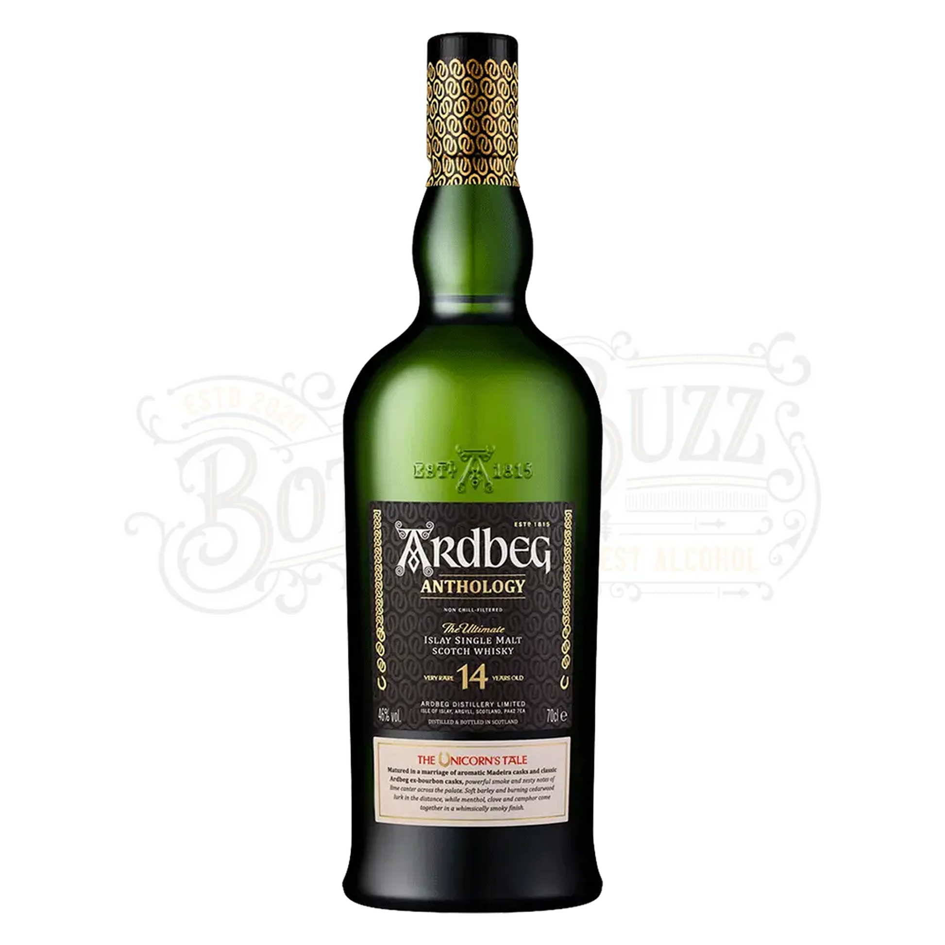 Ardbeg Single Malt Scotch Anthology The Unicorn's Tale The Ultimate 14 Yr